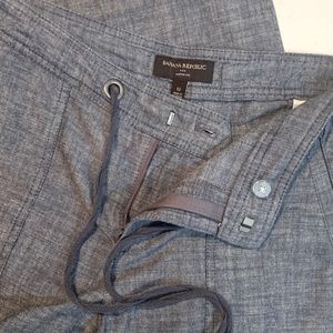 Banana Republic denim wide leg deck pant